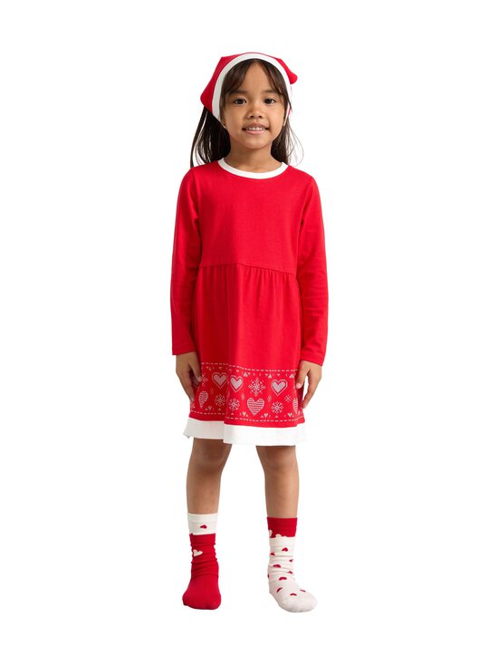 Lindex - Christmas Dress And Headscarf- juhlamekko & hiushuivi - 8668 RED | Stockmann - photo 3