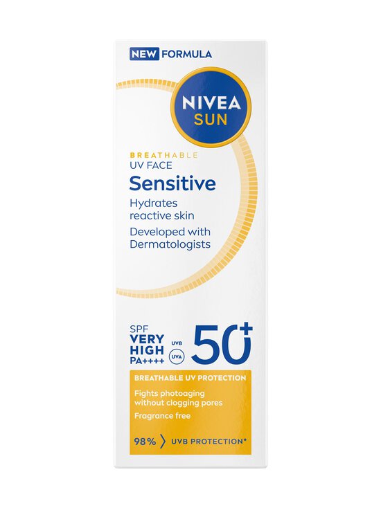 NIVEA - UV Face Sensitive Sun Cream SK50+ -aurinkosuojavoide - NOCOL | Stockmann - photo 2