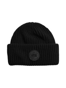 Canada Goose - Double Fold Toque vilnas un kašmira cepure - 9061 BLACK - NOIR | Stockmann