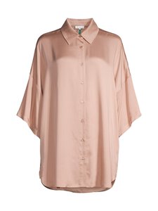A+more - Sweetie Modal Boyfriend -satiinipaita - BEIGE | Stockmann