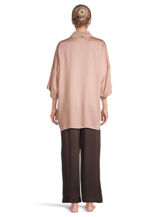 A+more - Sweetie Modal Boyfriend -satiinipaita - BEIGE | Stockmann - photo 3