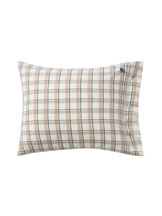 Lexington - Checked Cotton Flannel spilvendrāna 50 x 60 cm - 8310-P25 GREEN/BEIGE/WHITE | Stockmann - photo 1