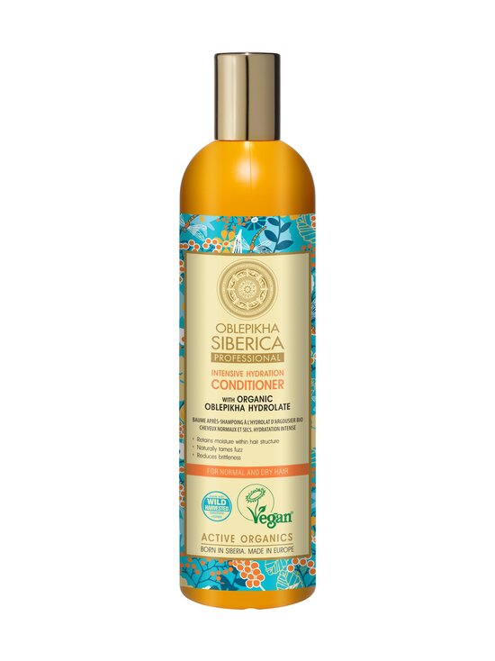 Organic Oblepikha Hydrolate For Normal And Dry Hair -hoitoaine 400 ml