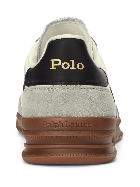 Polo Ralph Lauren - Heritage Aera Low Top Lace brīvā laika apavi - WHITE/BLACK/SOFT GREY | Stockmann - photo 3