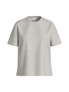 Vila - Visybilla Rose O-neck -paita - SNOW WHITE PRINT:BIG FLOWER SNOW WHITE | Stockmann