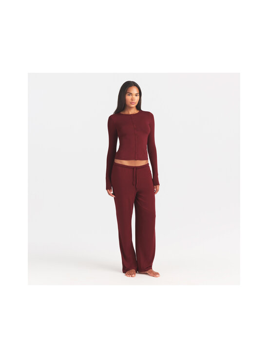 SKIMS - Sleep Set Merlot -pyjama - MERLOT | Stockmann - photo 4