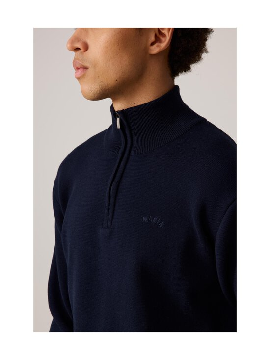 Makia - Half Zip -neule - 696 DARK NAVY - photo 3 Makia - Half Zip -neule - 696 DARK NAVY | Stockmann - photo 3