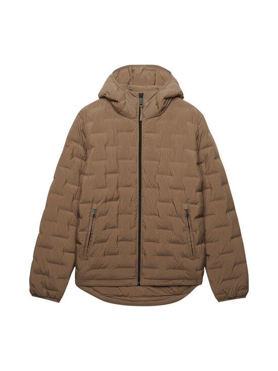 Superdry - Hooded Heat Weld Padded -toppatakki - 8LK FALLEN ROCK BROWN | Stockmann - photo 1