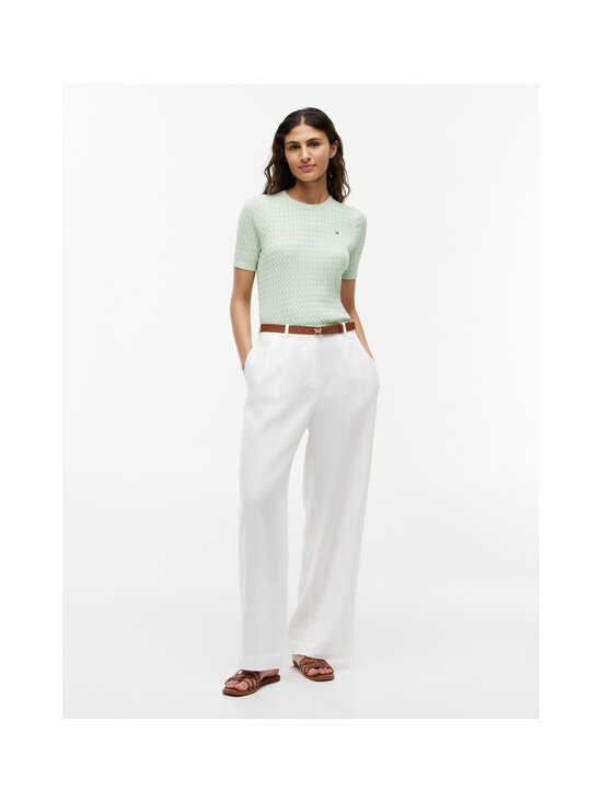 Tommy Hilfiger - Fine C-Neck -palmikkoneule - L91 GENTLE JADE | Stockmann - photo 2