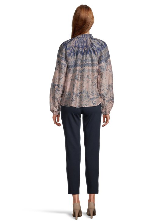 GUSTAV - Annsofie- puuvilla-silkkipusero - 84797 NAVY W. ROSE BEIGE PRINT | Stockmann - photo 3