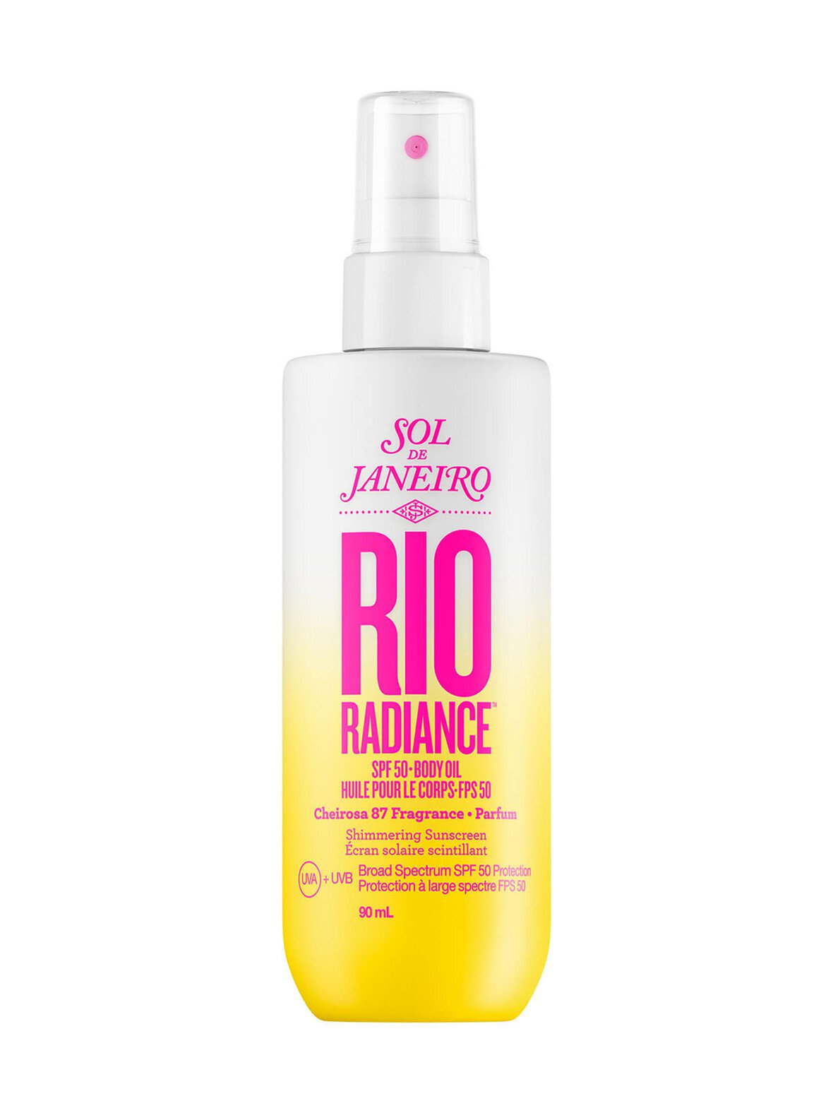 Rio Radiance Body Oil SPF 50 -vartaloöljy, 90 ml