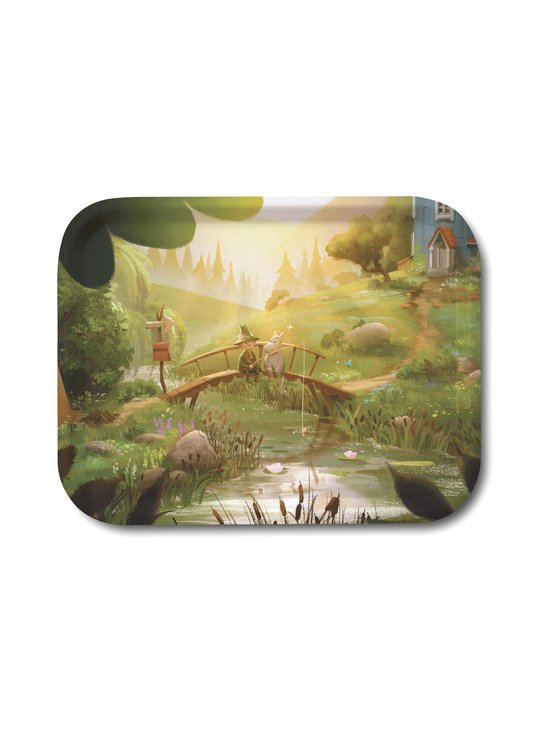 Moominvalley Snufkin & Moomin -tarjotin 27 x 20 cm