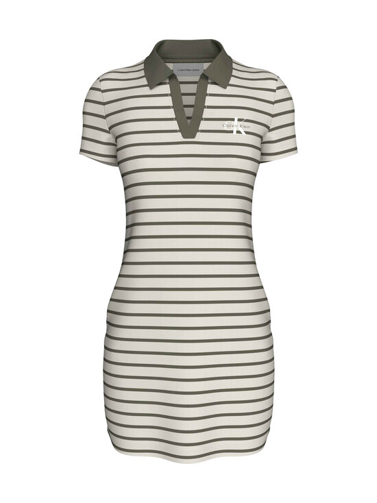Calvin Klein Jeans - Monologo Baby Rib -pikeemekko - YAS TOFU HIGH SEA STRIPE | Stockmann - photo 1