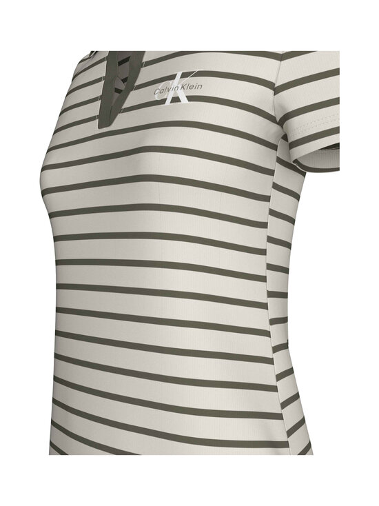 Calvin Klein Jeans - Monologo Baby Rib -pikeemekko - YAS TOFU HIGH SEA STRIPE | Stockmann - photo 5