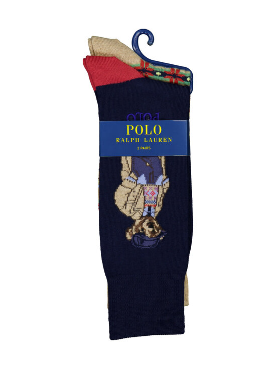 Polo Ralph Lauren - Sokid Bear Crew, 2 paari - 001 NAVY CAMEL | Stockmann - photo 3