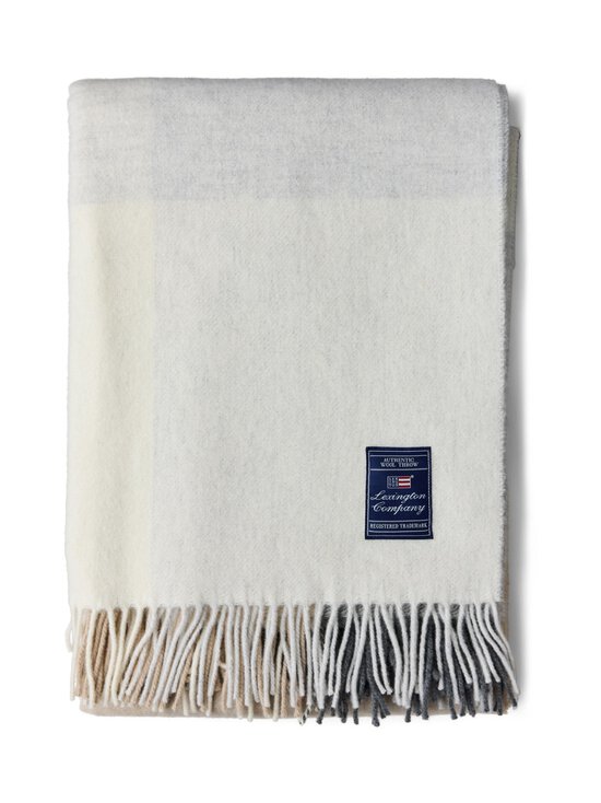 Lexington - Checked Wool -huopa 130 x 170 cm - 1063 WHITE/BEIGE/GRAY | Stockmann - photo 1