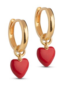 ENAMEL Copenhagen - Amore auskari - RED | Stockmann