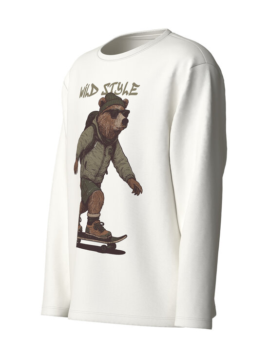 Name It - NkmVagno Loose -trikoopaita - CLOUD DANCER PRINT:WILD STYLE | Stockmann - photo 3