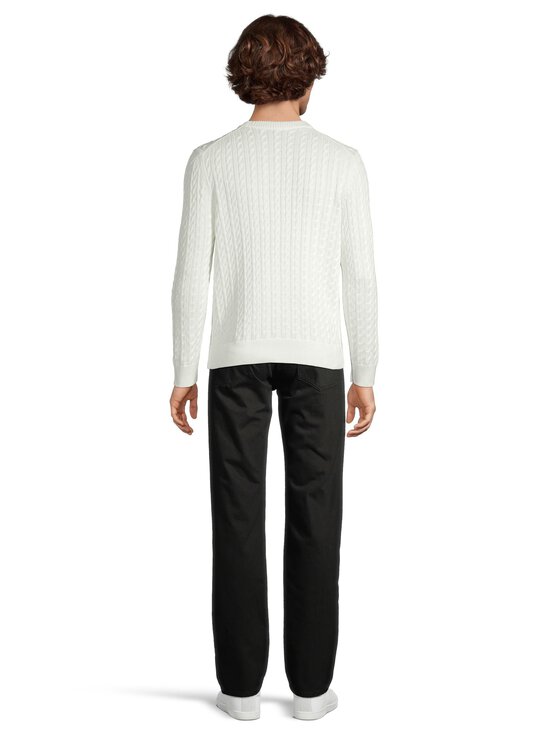 Lacoste - Crewnecks-palmikkoneule - FLOUR/GREEN | Stockmann - photo 3