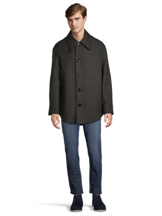 Ami - Napillinen villakangastakki - 020 : ANTHRACITE | Stockmann - photo 2