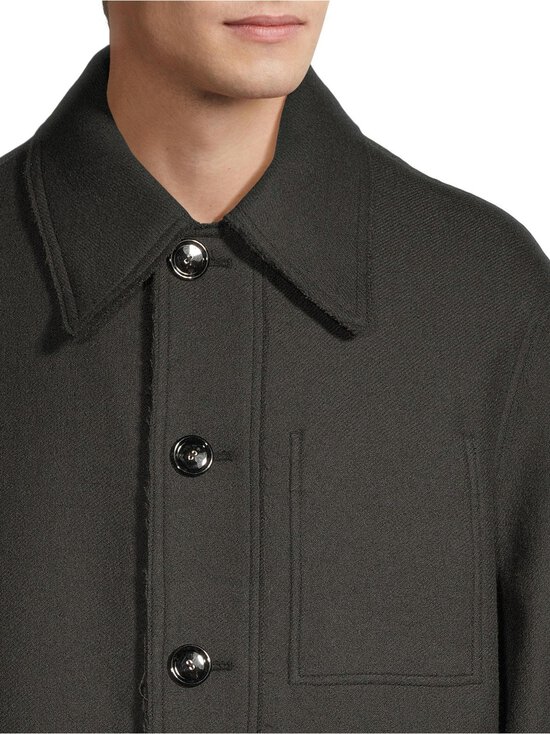 Ami - Napillinen villakangastakki - 020 : ANTHRACITE | Stockmann - photo 4