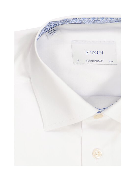 Eton - Contemporary Fit Floral Effect krekls ar apkakli - 00 WHITE | Stockmann - photo 2