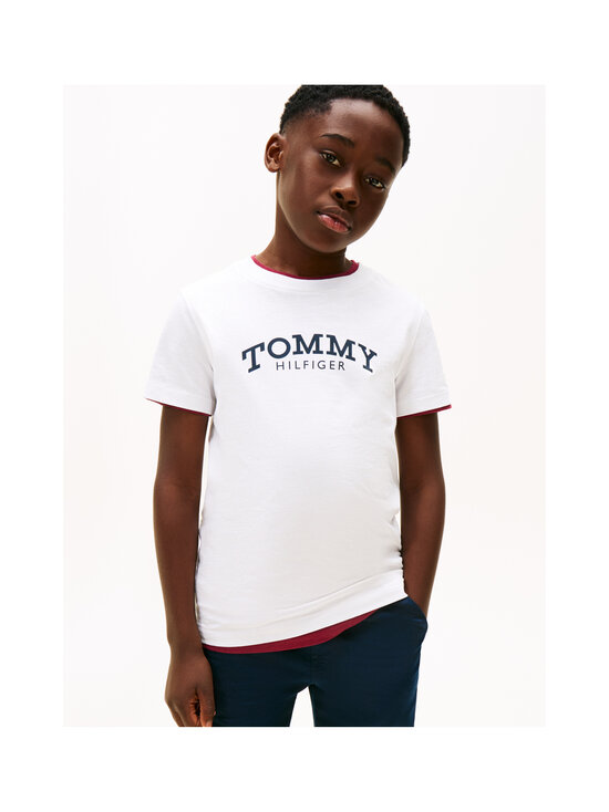 Tommy Hilfiger - Monotype Print Graphic T-krekls - YBR WHITE | Stockmann - photo 4