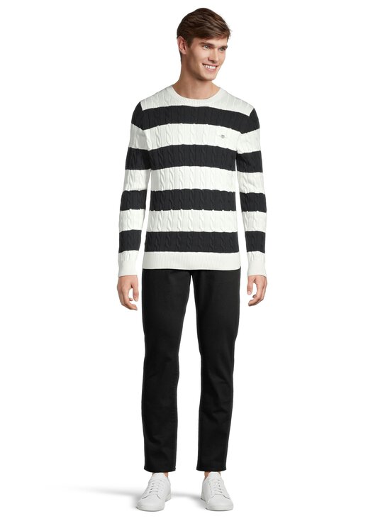 GANT - Striped-palmikkoneule - 433 EVENING BLUE - photo 2 GANT - Striped-palmikkoneule - 433 EVENING BLUE | Stockmann - photo 2