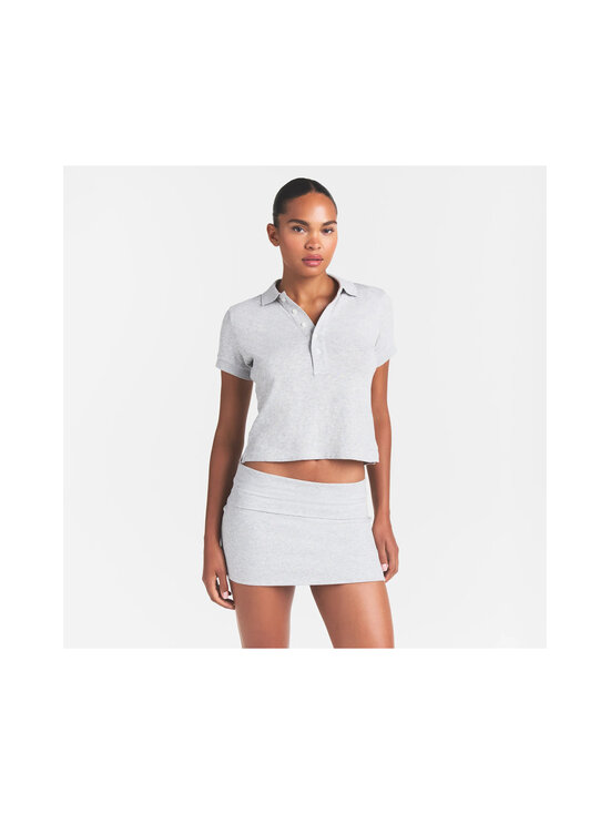 SKIMS - Worn in Jersey polo krekls - LIGHT HEATHER GREY | Stockmann - photo 2