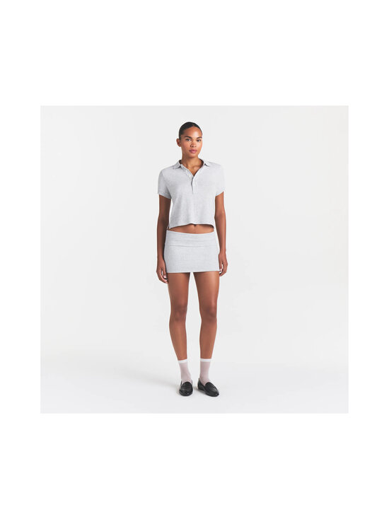 SKIMS - Worn in Jersey polo krekls - LIGHT HEATHER GREY | Stockmann - photo 3