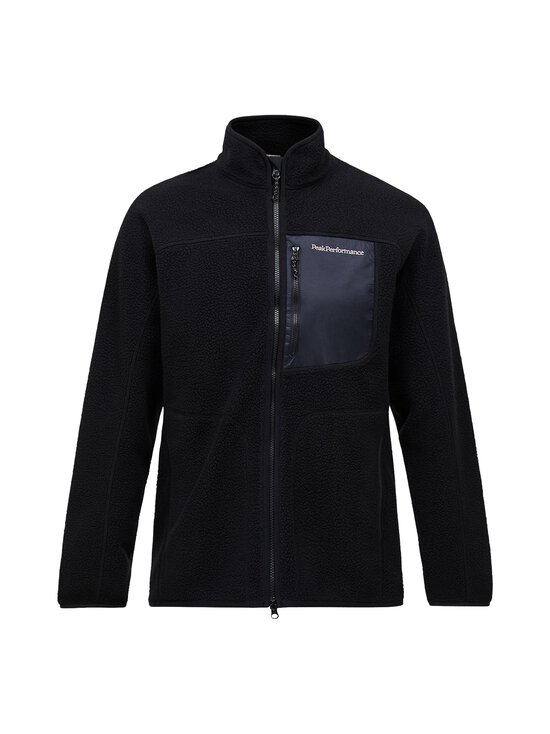 Peak Performance - Naturerush Pile Zip -takki - 030 BLACK/BLACK/ | Stockmann - photo 1