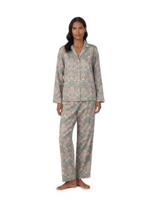 Lauren Ralph Lauren - Notch Collar Long -pyjama - 942 MULTIPAIS | Stockmann