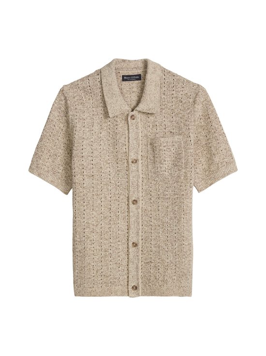 Marc O'Polo - Linen Blend - lyhythihainen neuletakki - 133 LINEN WHITE | Stockmann - photo 1