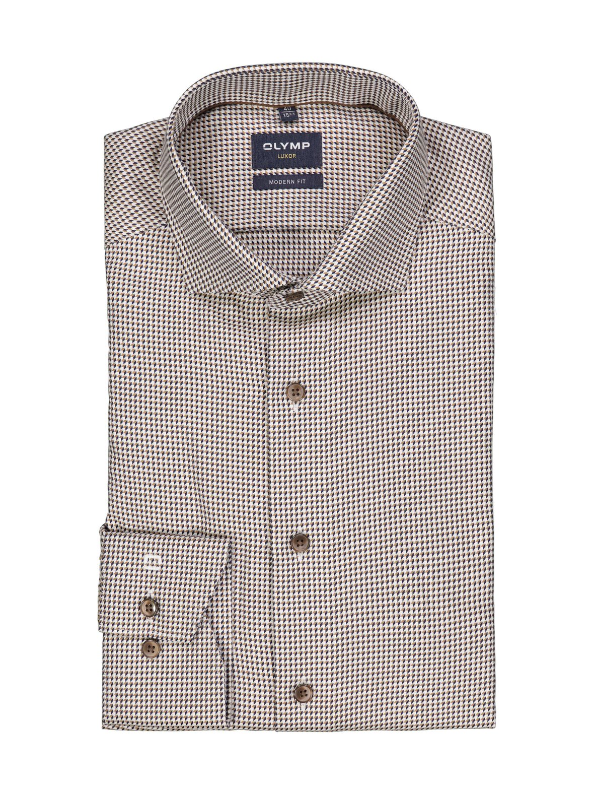 Modern Fit Jacquard -kauluspaita