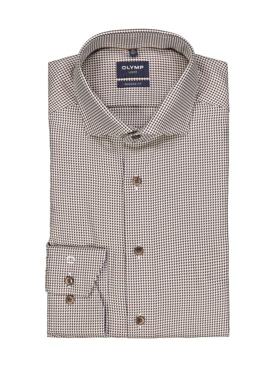 Olymp - Modern Fit Jacquard krekls ar apkakli - 28 BRAUN | Stockmann - photo 1