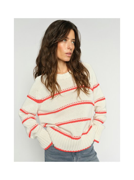 MOS MOSH - MMRola Bine Stripe -neule - 167 SPICY ORANGE | Stockmann - photo 3