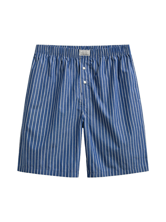 GANT - Lühikesed pidžaamapüksid Striped Poplin - 416 DEEP COBALT | Stockmann - photo 1