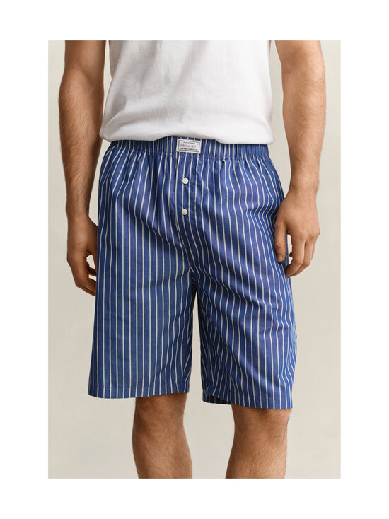 GANT - Lühikesed pidžaamapüksid Striped Poplin - 416 DEEP COBALT | Stockmann - photo 4