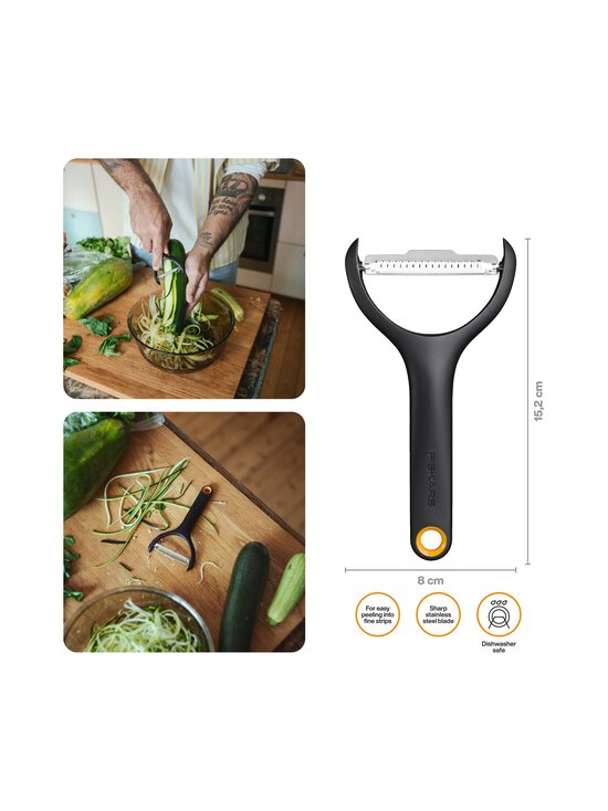 Fiskars - Functional Form Julienne Y-veida mizotājs - BLACK | Stockmann - photo 3