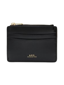 A.P.C - Nahast kaarditasku Porte Cartes Paris - LZZ BLACK | Stockmann