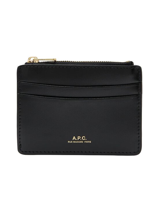 A.P.C - Nahast kaarditasku Porte Cartes Paris - LZZ BLACK | Stockmann - photo 1