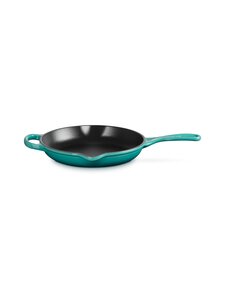 Le Creuset - Bleu Riviera Cast Iron Round Skillet -valurautapannu 23 cm - BLEU RIVIERA | Stockmann