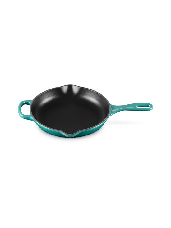 Le Creuset - Bleu Riviera Cast Iron Round Skillet -valurautapannu 23 cm - BLEU RIVIERA | Stockmann - photo 2