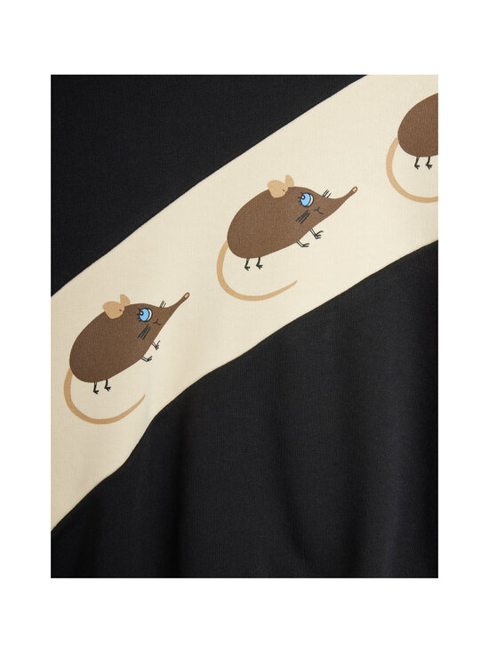 Mini Rodini - Elephant Shrew Panel -collegepaita - 99 BLACK | Stockmann - photo 3