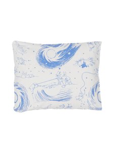 Moomin Arabia - Orgaanilisest puuvillast padjapüür Komeetta, 50 x 60 cm - BLUE-WHITE | Stockmann