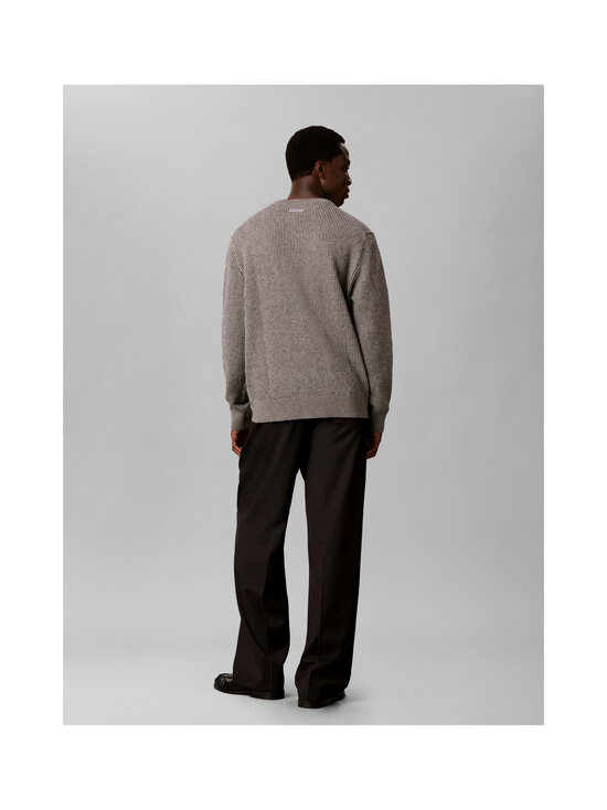 Calvin Klein Menswear - Dotted Stitch Crew -neule - P7E MEDIUM GREY HTR | Stockmann - photo 3