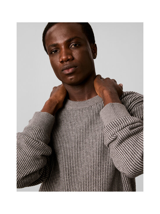 Calvin Klein Menswear - Dotted Stitch Crew -neule - P7E MEDIUM GREY HTR | Stockmann - photo 6