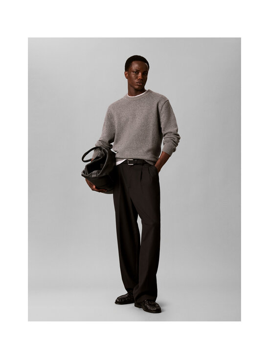Calvin Klein Menswear - Dotted Stitch Crew -neule - P7E MEDIUM GREY HTR | Stockmann - photo 7