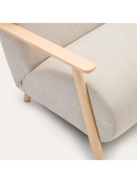 Kave Home - Meghan-nojatuoli helmenharmaa chenille / pyökki - WHITE | Stockmann - photo 7