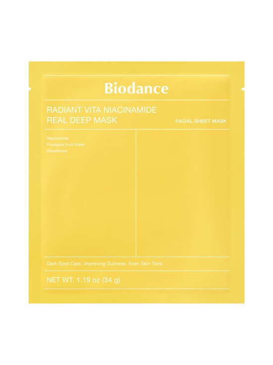Biodance - Radiant Vita Niacinamide Real Deep Mask -kangasnaamio - NOCOL | Stockmann - photo 1